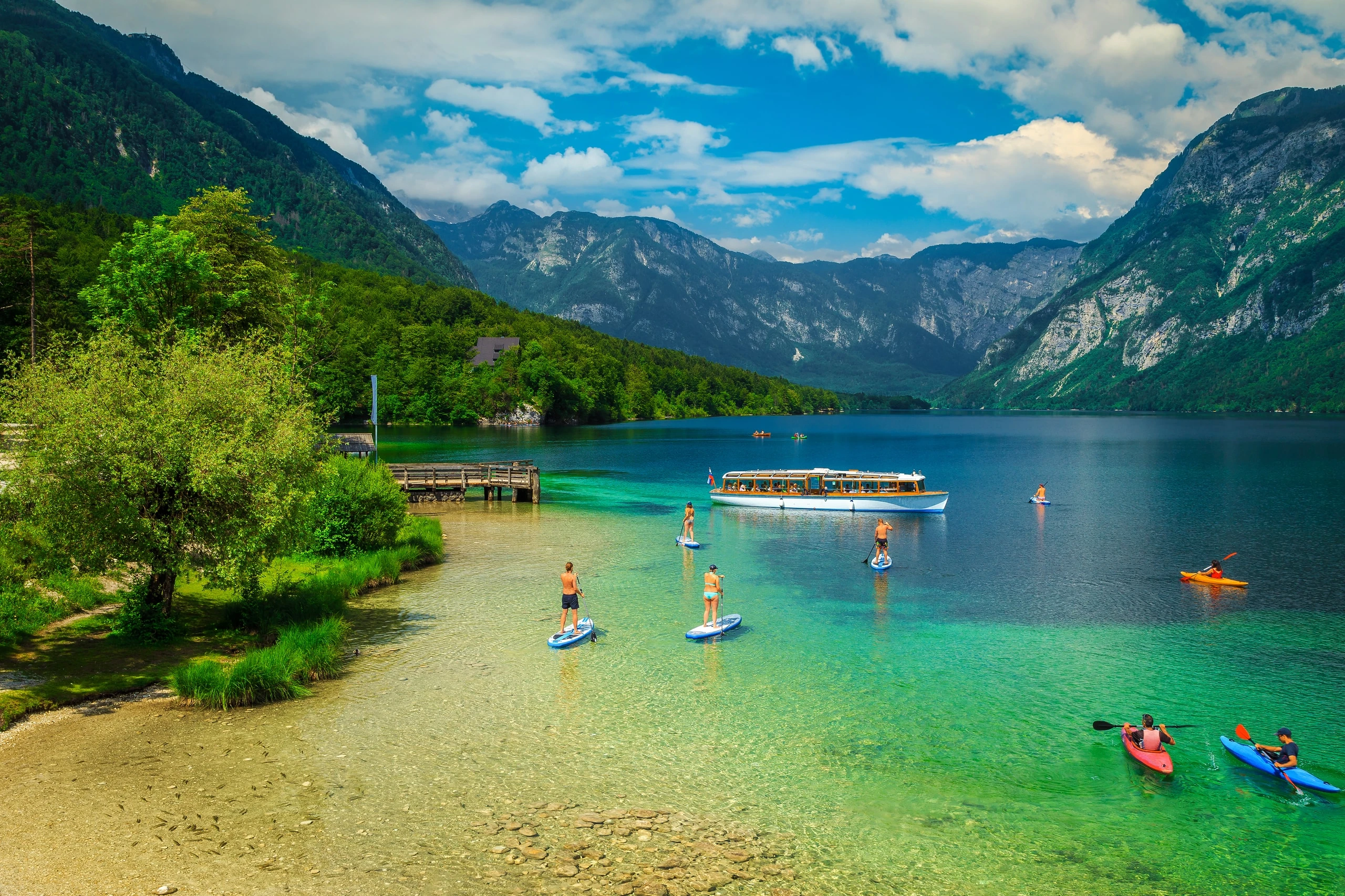A refreshing summer by Lake Bohinj